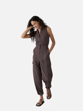 Athleta Brooklyn Utility Zip Jumpsuit